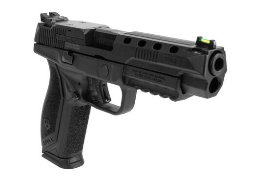 Ruger American Pistol Competition model features a ported slide and fiber optic front sight.